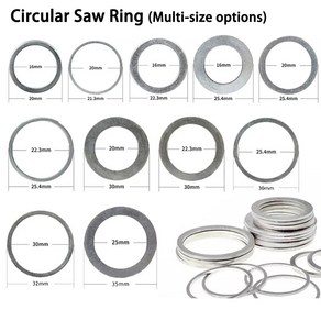 원형톱날 원형 톱날 링 감소 변환 목공 도구 절단 와셔 10mm 16mm 20mm 2225mm 4mm 30mm 32mm 35mm, 1개, 2.22-16mm