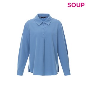 [SOUP] SOUP 베이직 셔츠 칼라 블라우스 (SZ9LS31)