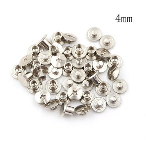 앨범 나사 스냅 리벳 북 버트 나사 조립 볼트 12mm 10mm 8mm 6mm 5mm 4mm 20, M5 4mm, 1개