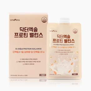 [유니베라]닥터엑솔 프로틴 밸런스 1 BOX, 40g, 5개
