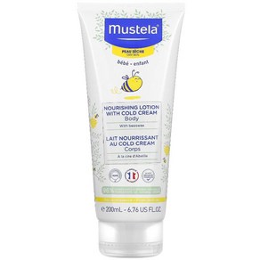 Mustela 유아용 너리싱 바디 로션 콜드크림 함유 건성용 200ML 6.76FL oz), 1개