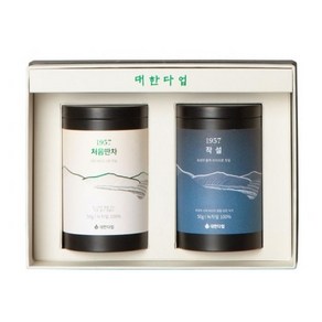 대한다업 처음딴차 50g + 작설 50g 세트, 1세트