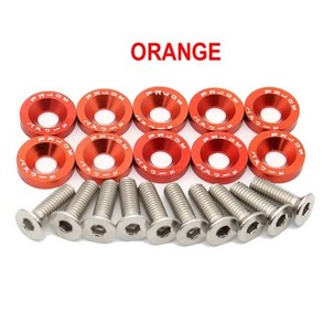 스쿠터 전기 패스너 나사 핸들 바 Dualton 1 2 3 Thunde Eagel Ulta Zeo 9 Kaabo 부품 10PCs, 10 Oange, 10 Oange, 1개