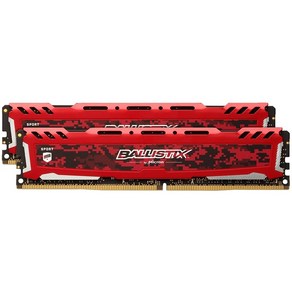 부품 Ballistix 스포츠 플래티넘 레 메모리 DDR4 2400 MT/s PC4-19200 4GB 8GB 16GB 32GB LT DIMM 288-shot MHz, [02] 2400MHz 8GB  gey