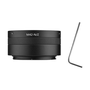 수동 렌즈 마운트 어댑터 링 알루미늄 합금 M42-Mount 렌즈-Nikon Z5/Z6/Z7/Z50 Z-마운트 미러리스 카메라