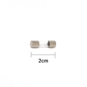 1.5A 유리관휴즈(소) 2cm 20mm 퓨즈 FUSE 10개세트, 10개