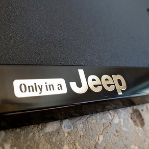 JEEP[호환] 지프 번호판가드 체로키 그랜드체로키 랭글러 레니게이드, 1개