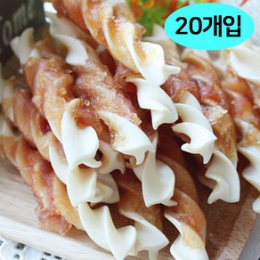 헬로도기 강아지 치킨밀크껌 1P x 20개입, 본품, 20개