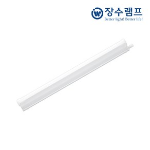 장수램프 LED T5 간접등 7W 400mm 데코램프 천장등, 전구색(오렌지빛)