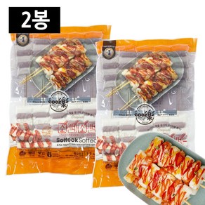 휴게소 쿠즈락 소떡 소떡(130gx10개입)1.3kgx2봉 소시지 떡 1.3kg 2개, 1.3kg