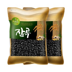 현대농산 수입 검정 강낭콩 4kg (2kgX2봉) 검은콩, 2개, 2kg