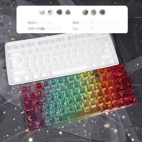 에폭시 실리콘 키보드 몰드 키캡 Keycap 커버 금형 에폭시 수지, 1개