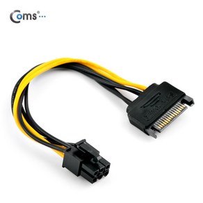 Coms [ITA352] Coms SATA 전원 케이블(SATA PCB to VAG 6P), 1개