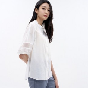 지센 밴드넥 레이스 블라우스 LCWSN426_WH 1425633