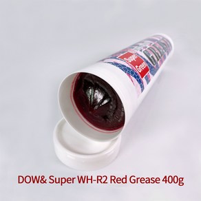 다우기업 구리스건 카트리지 타입 DOW& Super WH-R2 Grease Red 400g