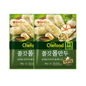 롯데푸드 Chefood 의성마늘 롤만두 360gx4팩