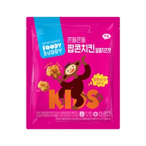 푸디버디 흔들흔들 팝콘치킨 달콤치즈맛 207g, 6개