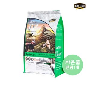 [데이스포] [펫 파라다이스]데이스포 테라픽 노령견전용(시니어) 1.36kg*1개 + [사은품증정] 알파독 사사미(180g) 16종 랜덤 1개증정 사료+간식