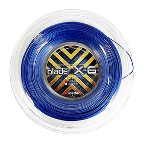 K-Ceda 케이세다 블레이드 X-6 육각 테니스 스트링 1.18mm 200m