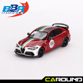 BBR(12) 1:64 알파로메오 줄리아 GTAm - Rosso GTA No.99 Centro Stile Livery