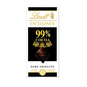 린트엑셀런스 다크 99% 초콜릿, 50g, 1개