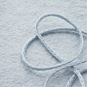 IE100 PRO IE400 IE500용 업그레이드 케이블 - 4.4mm 밸런스 3.5mm 마이크 포함 OCC 도금 실버 이어폰 케이블 24가닥, blue-white, 4.4mm balance, 1개