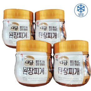 (냉장)cj제일제당 다담 된장찌개전용 840g, 4개