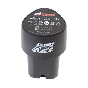 12V 충전드릴 드라이버 리튬이온 배터리 전동드릴 18단 토크조절, 12V1.5Ah충전배터리, 1개