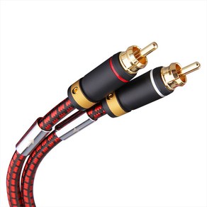 30cm short RCA cable oxygen-free copper HIFI red and white RCA two-to-two audio CD signal line