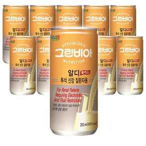 그린비아 알디플러스 투석 신장질환 환자용 균형 영양식 환자식, 10개, 200ml