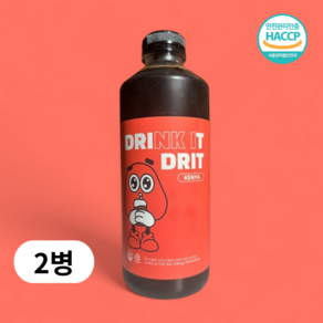 드릿 콜드브루 더치커피 원액 케냐, 2개, 1개입, 1000ml