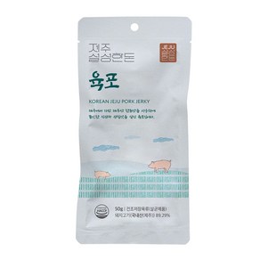 제주 설성농장 한돈 부드럽고 맛있는 육포, 50g, 1개