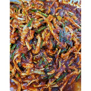 전라도 엄니손맛! 매콤(실비)수제무말랭이무침 500g 국내산 청양고춧가루 사용 (매콤달콤 오도독 밥도둑)