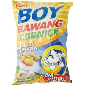 주전부리 안주 보위 바완 BOY BAWANG CORNICK 프라이드콘 필리핀 기념품 마늘 아도보 바베큐 3종 세트, 마늘맛_1봉