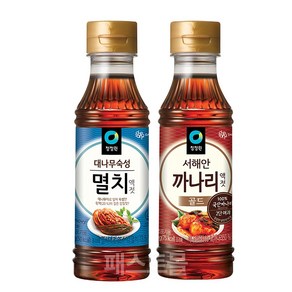 청정원 대나무숙성 멸치액젓 + 까나리액젓 세트, 1세트, 500g