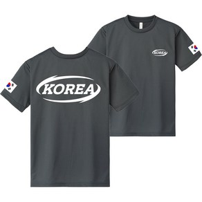 기능성 반팔티 쿨론 코리아 아미 티셔츠 써클 KOREA 백프린팅 그래픽 티셔츠 남성 반팔