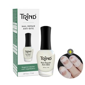 (유럽직수입 TRIND) 네일리페어-안티바이트9ml 물어뜯는습관 문제성 손톱 강화제 영양제 손가락 손뜯기 깨물기 방지 습관 고치기, 9ml, 1개