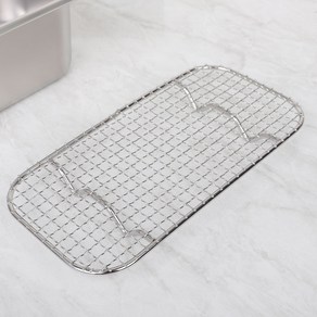 304 스텐 밧드 3분의 1 스텐 드레인 물받이 망 270x130mm, 3분의1 드레인 스텐, 1개