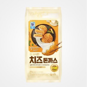 [사조대림] 더 바삭한 치즈돈까스 420g, 1개