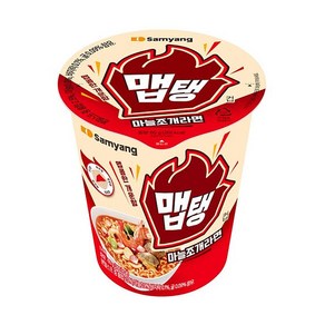 삼양 맵탱 컵 마늘조개라면 소컵 65g, 6개