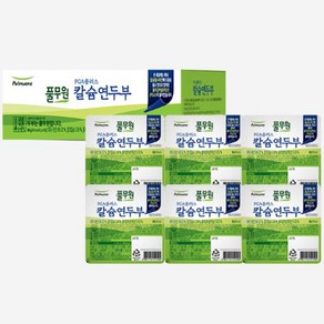 풀무원 칼슘연두부 80g 6개입, 1개