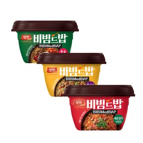 [동원] 양반 비빔드밥 (컵)매운참치 1개+돌솥 1개+불고기 1개 (총 3개), 3개, 272.5g