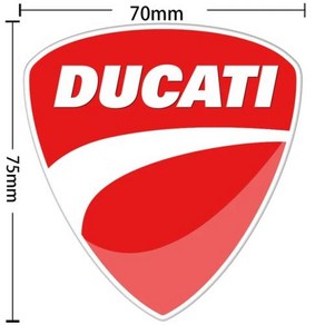 오토바이 Ducati Cose 스티커 3D 젤 헬멧 엠블럼 로고 3D 데칼, 1) SDK157