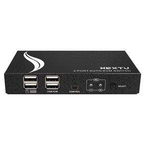 넥스트 612VC-KVM 스위치 USB VGA 2대 1 케이블 일체형