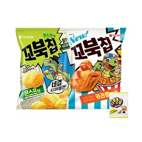 오리온 꼬북칩 콘스프 120g + 카라멜팝콘 108g + 사은품증정, 228g, 1세트