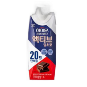 후디스 하이뮨 프로틴 밸런스 음료 액티브 딥초코 250ml 18팩 단백질, 18개