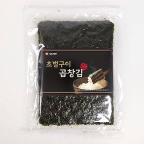 셰프애찬 초벌구이 햇 곱창김 곱창돌김 김 돌김 생김, 1개