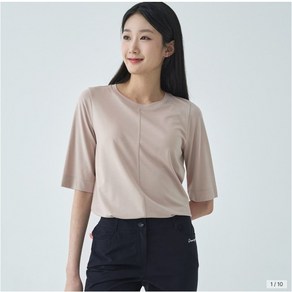 [지센창원]여성 면실켓 5부 티셔츠 3색 LCTSO382