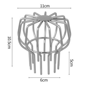 지붕 배수 배수관 막힘 방지 그물 커버 옥상 발코니 하수구 야외, 1개, 4.75mm