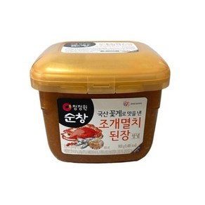 청정원 순창 국산 꽃게로 맛을낸 조개멸치 된장양념, 900g, 1개